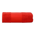 Fire Red - Front - A&R Towels Print-Me Big Towel