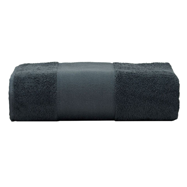 Graphite - Front - A&R Towels Print-Me Big Towel