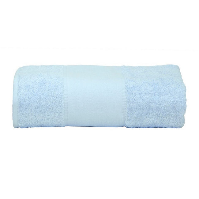 Light Blue - Front - A&R Towels Print-Me Big Towel
