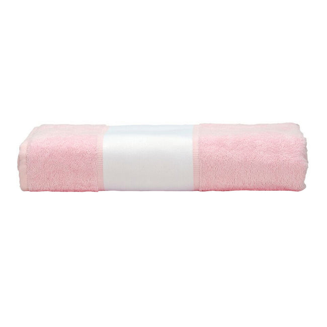 Light Pink - Front - A&R Towels Subli-Me Hand Towel
