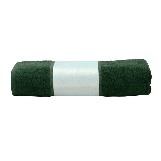 Dark Green - Front - A&R Towels Subli-Me Hand Towel