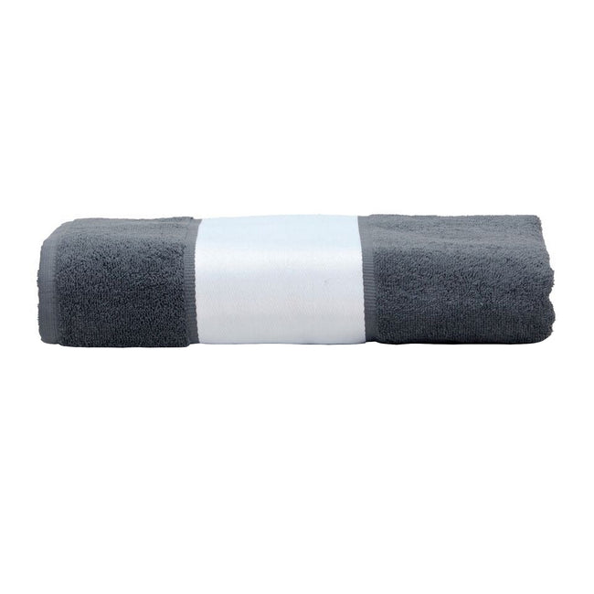 Graphite - Front - A&R Towels Subli-Me Hand Towel
