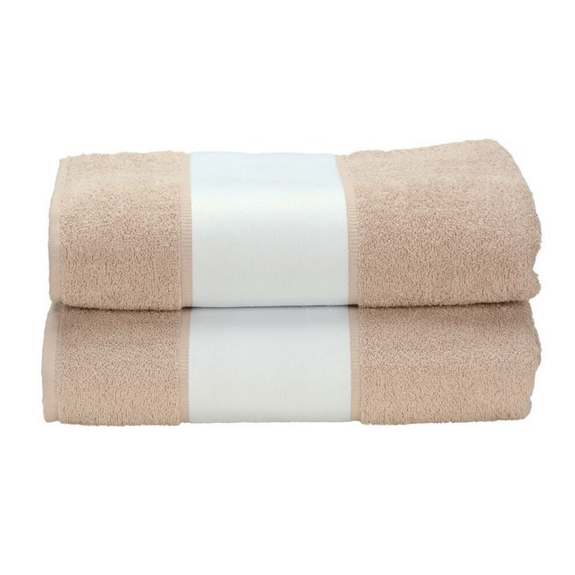 Sand - Front - A&R Towels Subli-Me Bath Towel