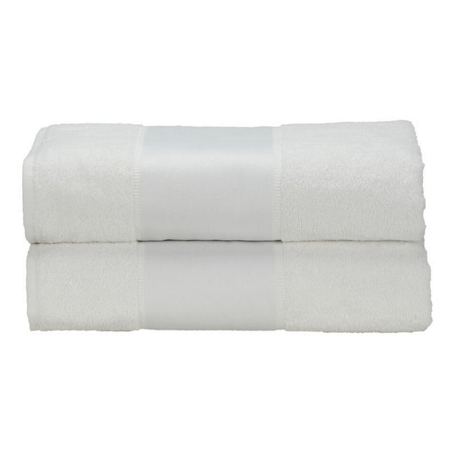 White - Front - A&R Towels Subli-Me Bath Towel