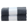 Anthracite Gray - Front - A&R Towels Subli-Me Bath Towel
