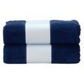 French Navy - Front - A&R Towels Subli-Me Bath Towel