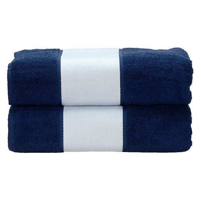 French Navy - Front - A&R Towels Subli-Me Bath Towel