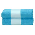 Aqua Blue - Front - A&R Towels Subli-Me Bath Towel