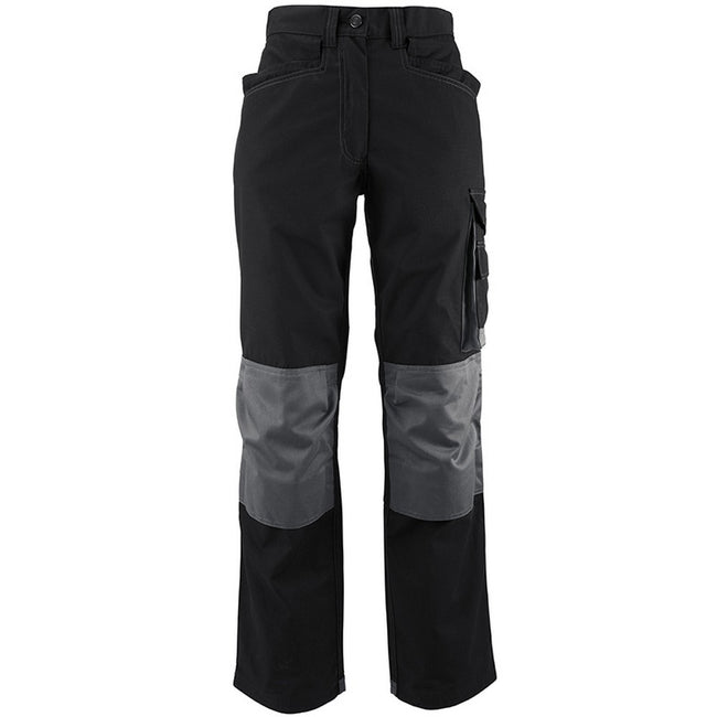 Black-Grey - Front - Alexandra Womens-Ladies Tungsten Holster Work Pants