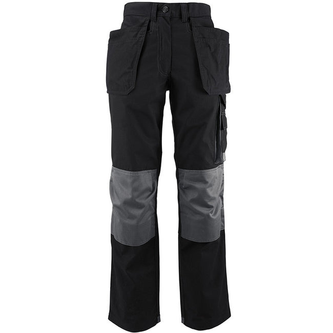 Black-Grey - Back - Alexandra Womens-Ladies Tungsten Holster Work Pants