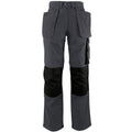 Gray-Black - Front - Alexandra Womens-Ladies Tungsten Holster Work Pants