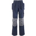 Navy-Gray - Front - Alexandra Womens-Ladies Tungsten Holster Work Pants