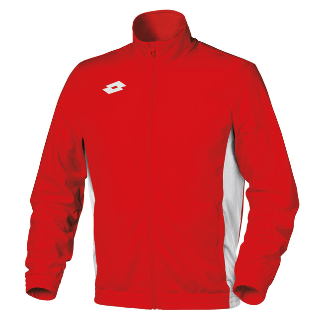 Flame-White - Front - Lotto Junior Unisex Delta Full Zip Sweater