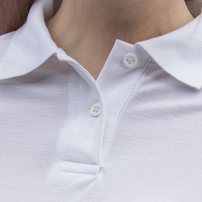 White - Side - Pro RTX Womens-Ladies Pro Polyester Polo