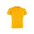 Gold - Front - Spiro Adults Unisex Impact Aircool Tee