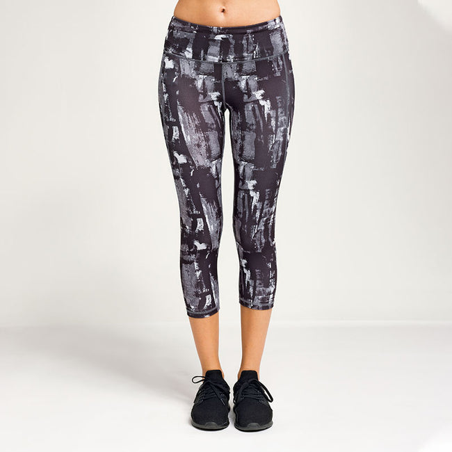 Charcoal - Lifestyle - TriDri Womens Performance Sunset 3-4 Length Leggings