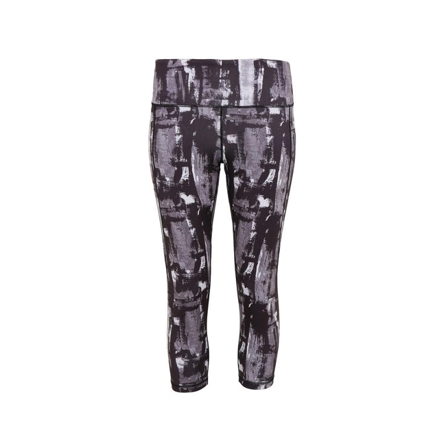 Charcoal - Front - TriDri Womens Performance Sunset 3-4 Length Leggings