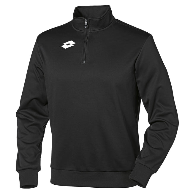 Black - Front - Lotto Childrens Boys Delta Half Zip Sweatshirt