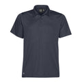 Navy - Front - Stormtech Mens Eclipse H2X Dri Piqu Polo