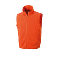 Orange - Front - Result Core Adults Unisex Microfleece Gilet