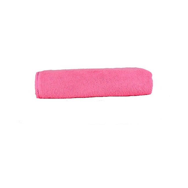 Pink - Front - A&R Towels Ultra Soft Bath towel