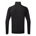 Black-White - Back - TriDri Mens Long Sleeve Performance Quarter Zip Top