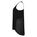 Black - Side - Tombo Womens-Ladies Open Back Undershirt