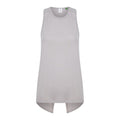 Light Grey - Front - Tombo Womens-Ladies Open Back Undershirt