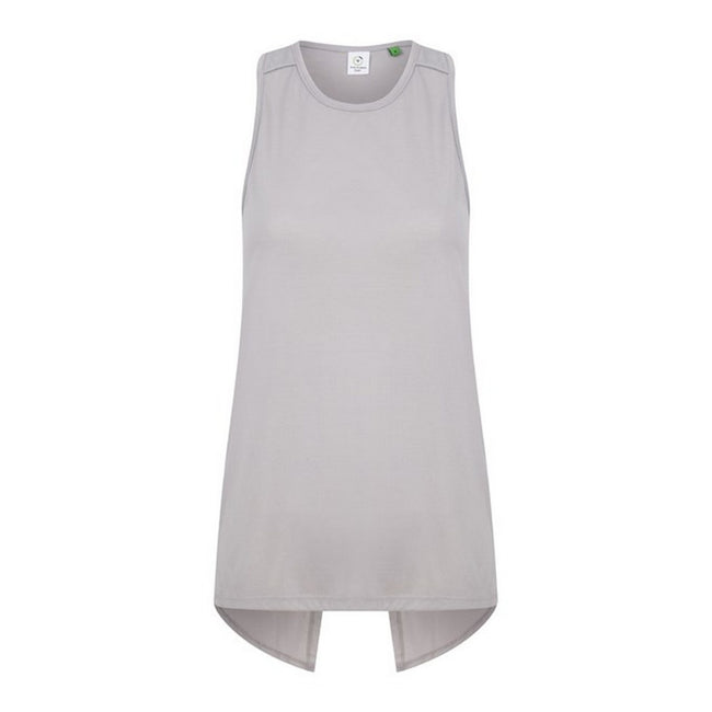 Light Grey - Front - Tombo Womens-Ladies Open Back Undershirt