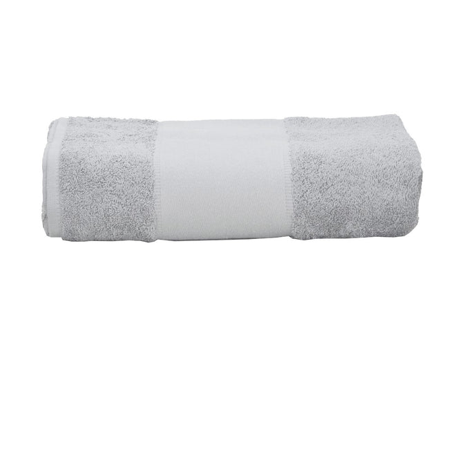 Light Gray - Front - A&R Towels Print-Me Guest Towel