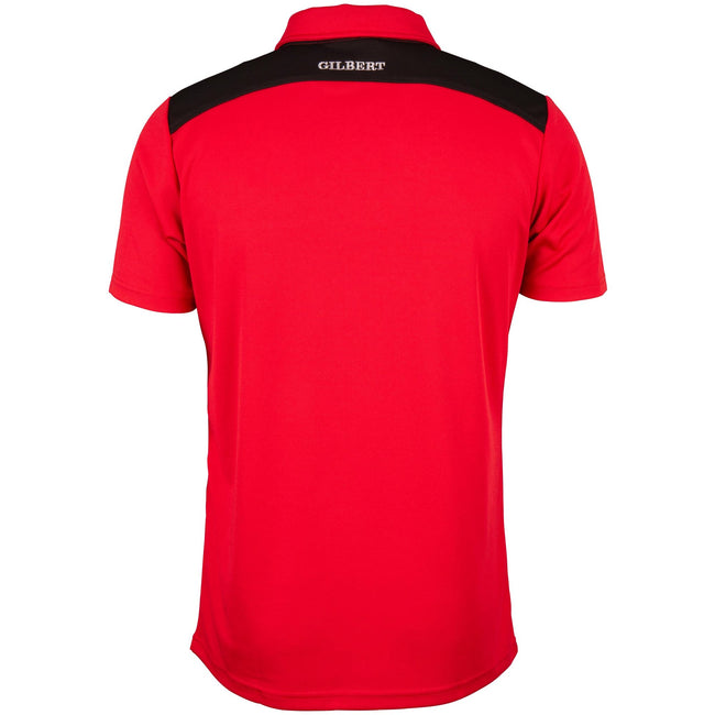 Red-Black - Front - Gilbert Mens Photon Polo Shirt