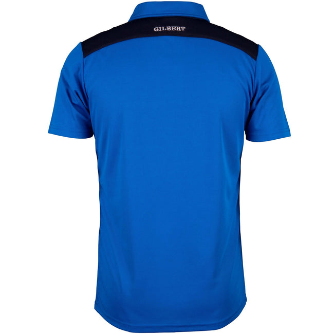 Royal Blue-Dark Navy - Front - Gilbert Mens Photon Polo Shirt