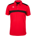 Dark Navy-Red - Back - Gilbert Mens Photon Polo Shirt