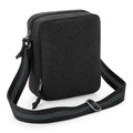 Vintage Black - Front - Quadra Vintage Canvas Mini Reporter Bag