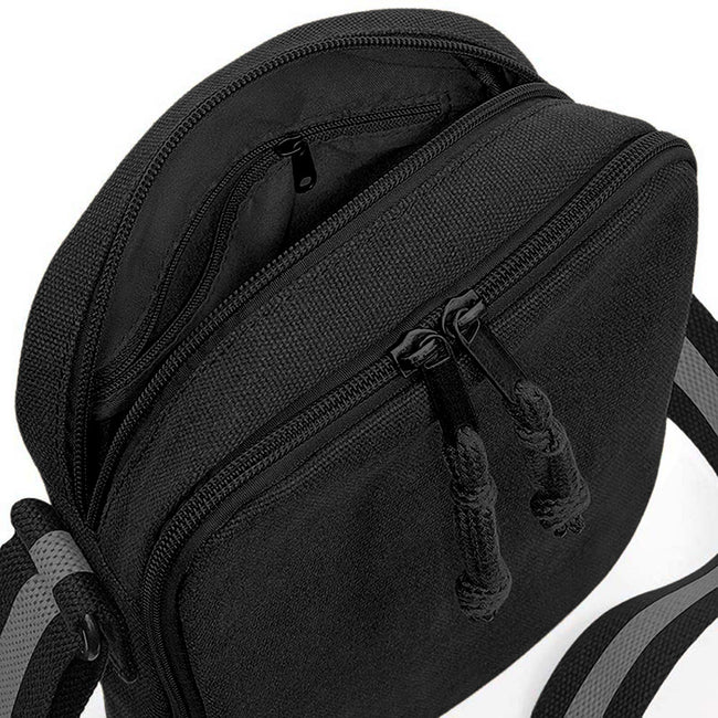 Vintage Black - Back - Quadra Vintage Canvas Mini Reporter Bag