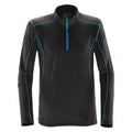 Black-Electric - Front - Stormtech Mens Pulse Fleece Pullover