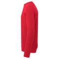 Cherry Red - Side - Asquith & Fox Mens Crew Neck Sweatshirt