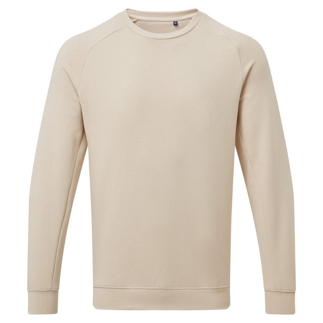 Natural - Front - Asquith & Fox Mens Crew Neck Sweatshirt