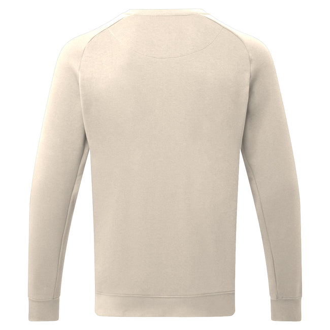 Natural - Back - Asquith & Fox Mens Crew Neck Sweatshirt