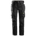 Black - Front - Snickers Mens All Round Work Holster Pocket Stretch Pants