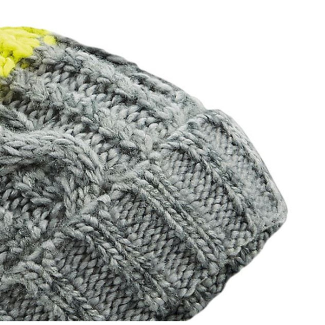 Light Gray-Citron - Back - Beechfield Unisex Adults Apres Cuffed Beanie