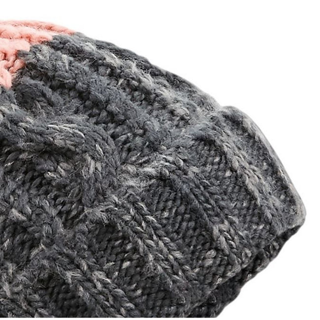 Graphite Gray-Blush - Back - Beechfield Unisex Adults Apres Cuffed Beanie