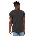 Dark Gray Heather - Side - Bella + Canvas Unisex Sueded Tee