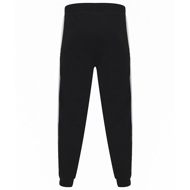 Black-White - Lifestyle - SF Unisex Adults Contrast Joggers