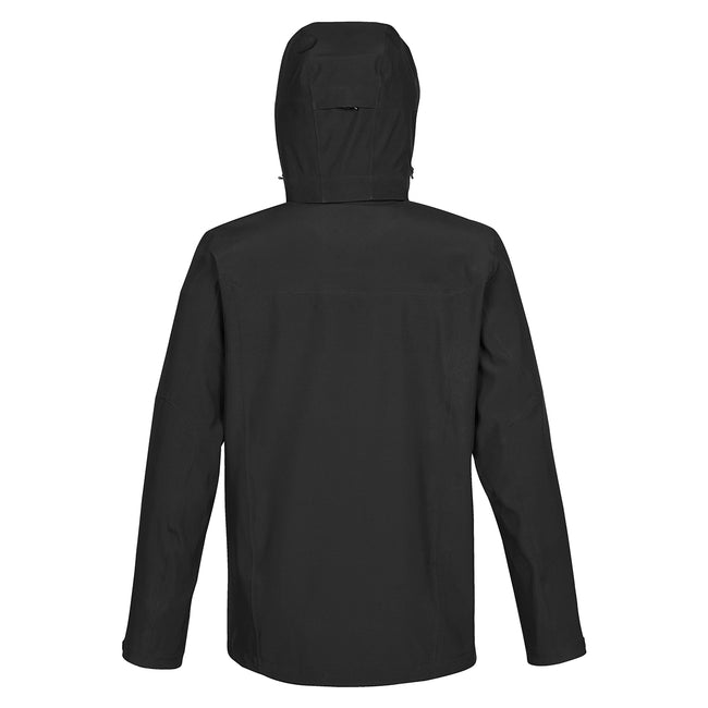 Black- Red - Back - Stormtech Mens Patrol Technical Softshell Jacket