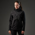 Black- Carbon - Back - Stormtech Mens Patrol Technical Softshell Jacket