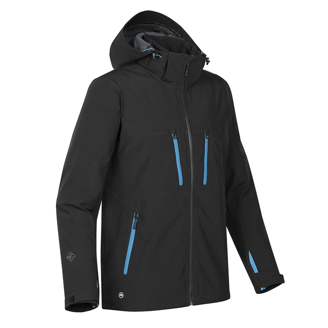 Black- Electric - Back - Stormtech Mens Patrol Technical Softshell Jacket