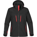 Black- Red - Front - Stormtech Mens Patrol Technical Softshell Jacket
