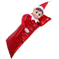 Red - Front - Christmas Shop Elf Sequin Sleeping Bag Accessory