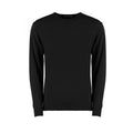 Black - Front - Regular fit Arundel crew neck sweater